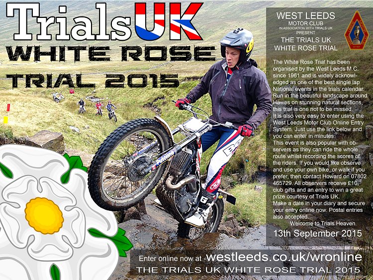 TRIALS UK WHITE ROSE TRIAL 2015 2000