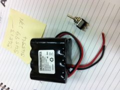 factory prototype battery and switch for Ossa TR280i