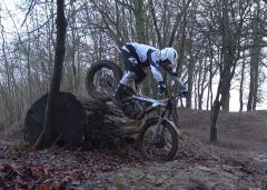 Myself on my Jotagas 250cc finally conquering a Large Log!