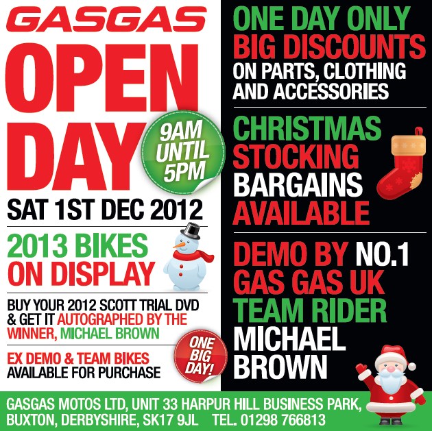 2012 gas gas open day