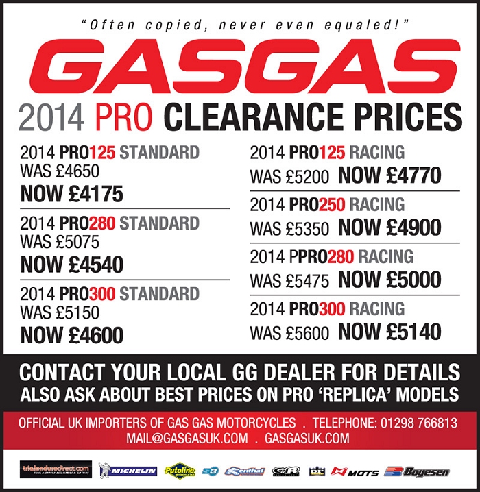 gas gas sale sep 2014