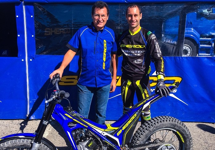 albert cabestany renews sherco 2016 2