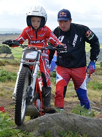 Jasper Walshaw At 2014 Dougie Lampkin Trials School 3