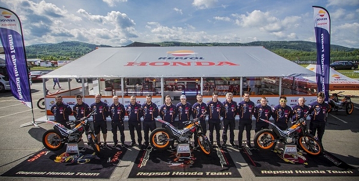 repsol honda trial Team 2015