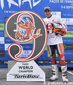 toni bou ninth championship