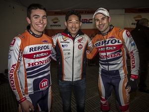 repsol honda trial team riders