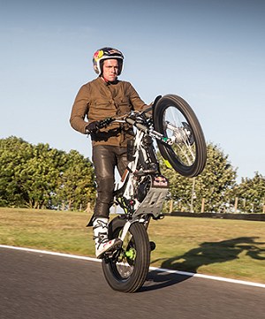 dougie lampkin wheelie story